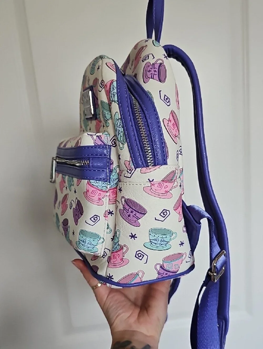 Disney Loungefly Mini Backpack Alice In Wonderland Mad Tea Party Rare